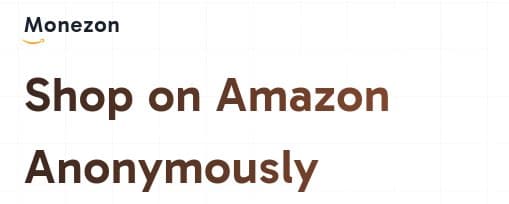 shop anonymously on amazon